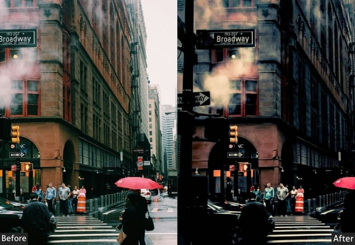 Dark Moody Street
