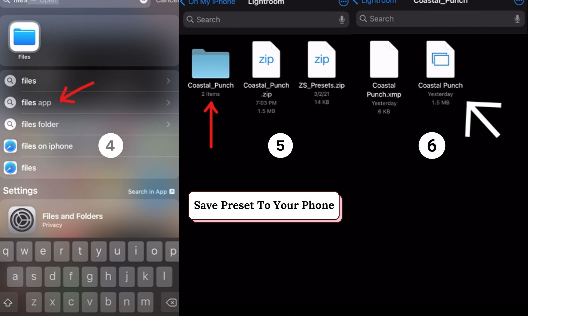 Save Preset To your Device