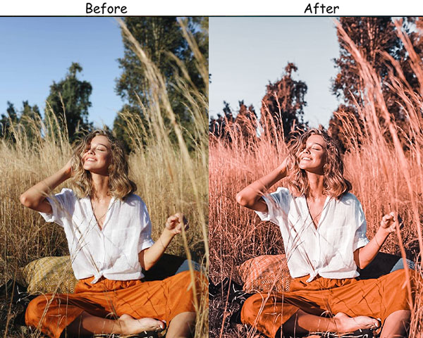 Moody Orange Preset