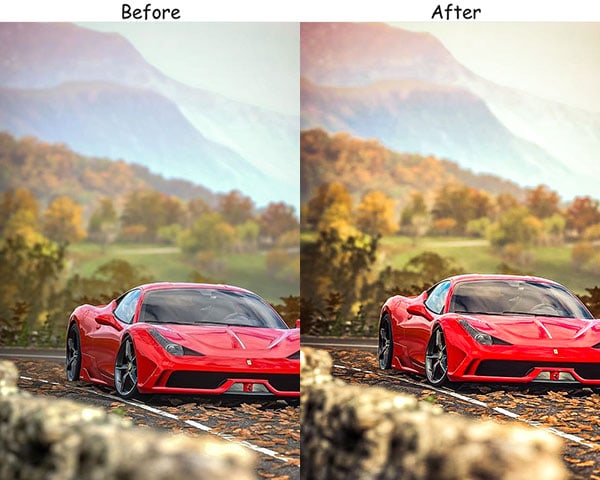 Bright & Clean Car Preset