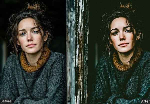 Dark Soft Matte Portrait