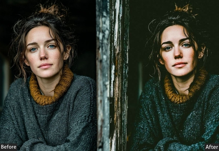 Dark Soft Matte Portrait
