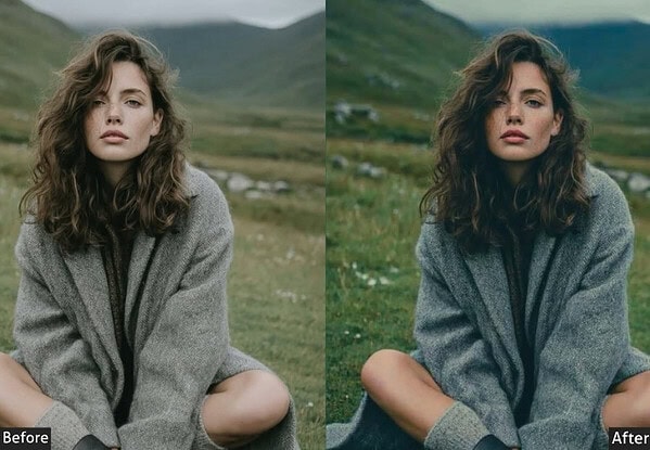 Matte Cool Portrait