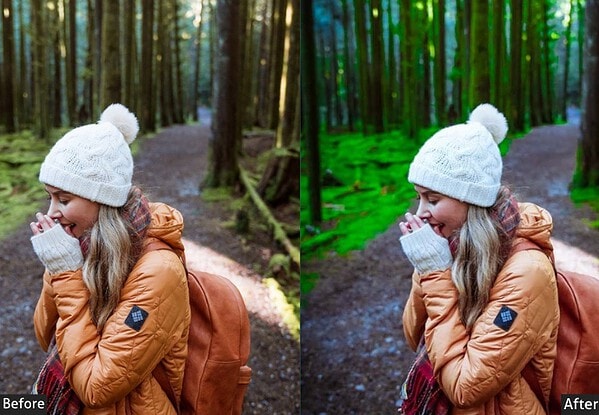 Nature Green Portrait