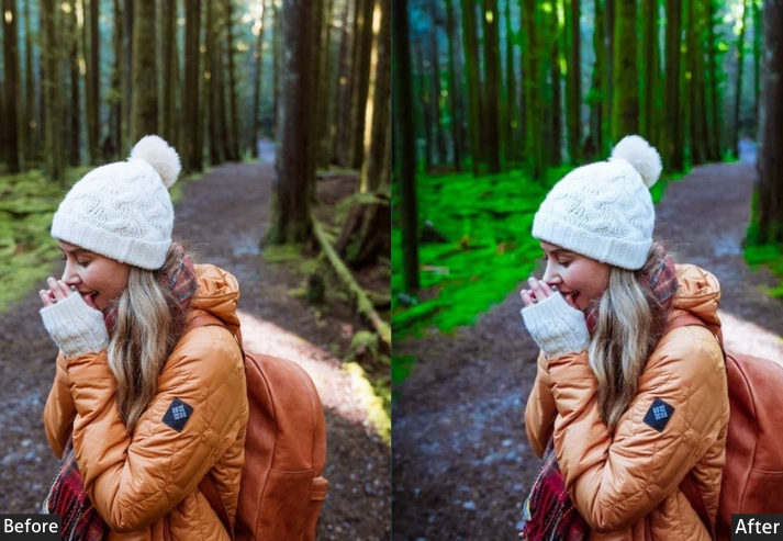 Nature Green Portrait