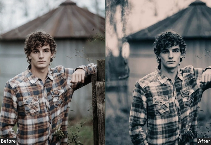 Vintage Vibe Portrait