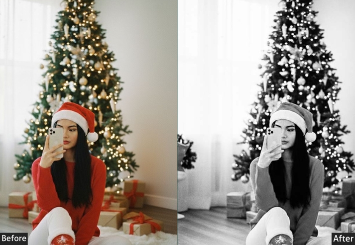 B&W Christmas