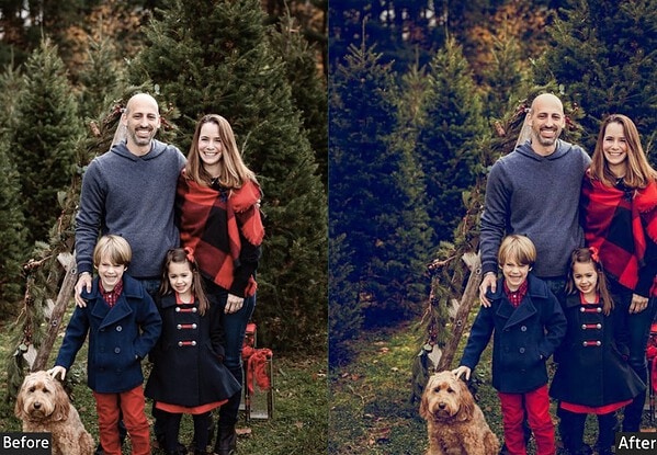 Blue Moody Christmas