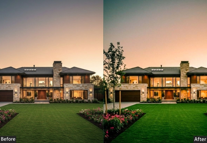 Green Dark Real Estate