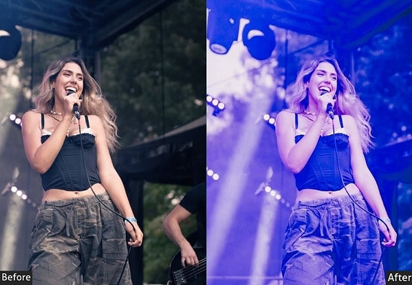 Matte Blue Concert