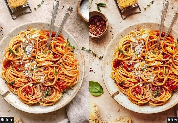 Warm Tone Food
