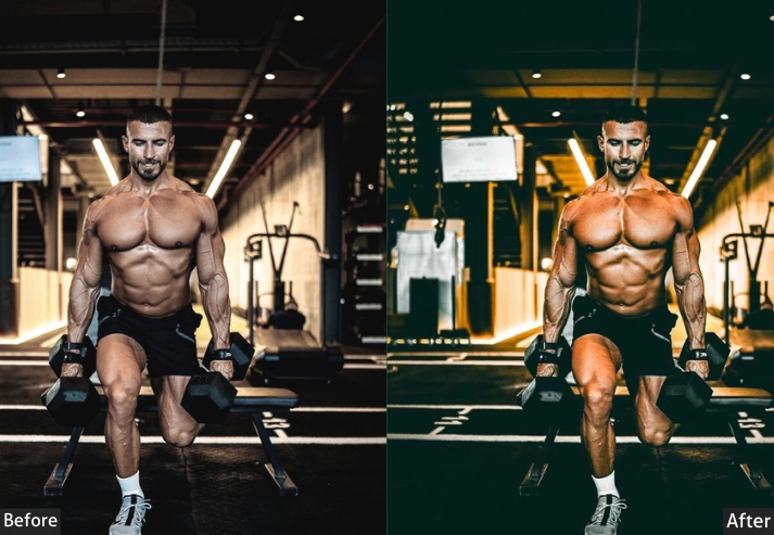 Dark Orange Gym Sport