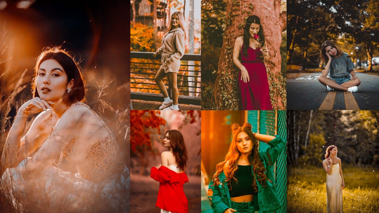 Orange teal lightroom presets
