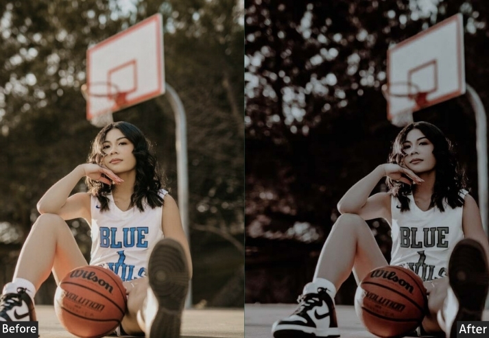 Coffee Dark Basketball