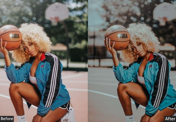 Low Light Basketball