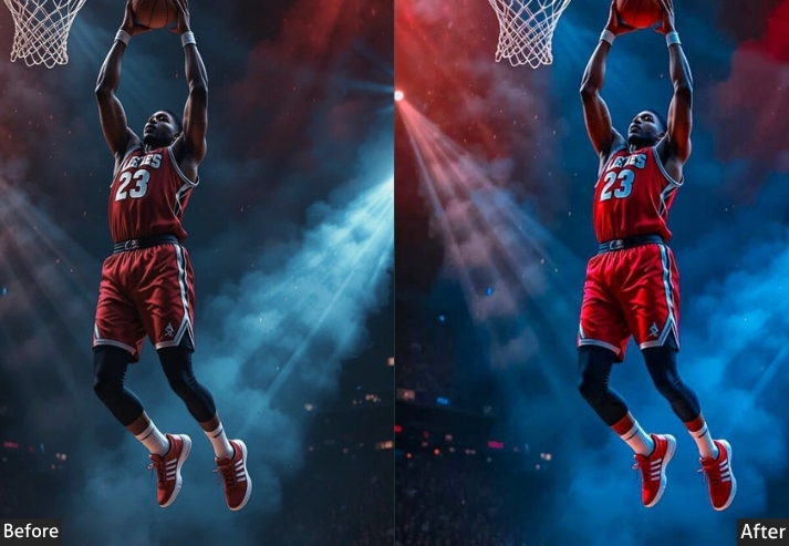 Night Light Basketball