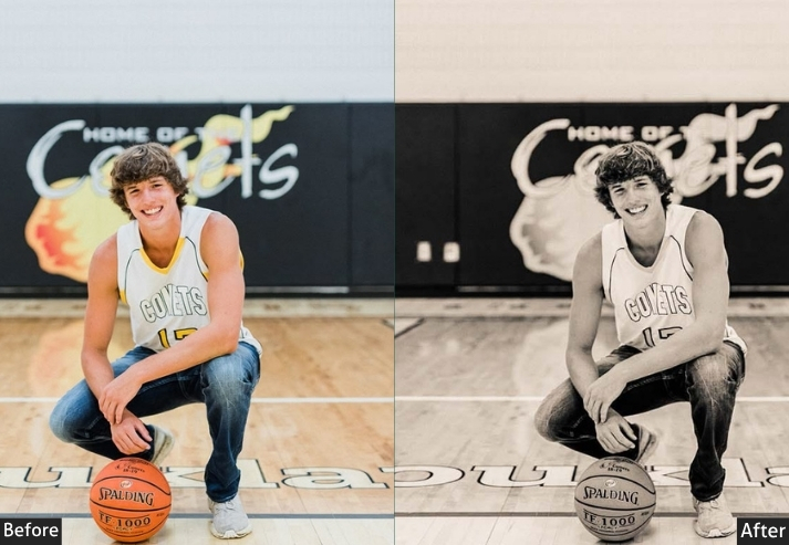 Sepia Basketball