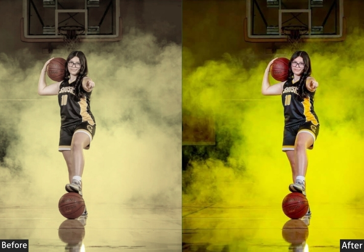 Yellow Vibe Basketball