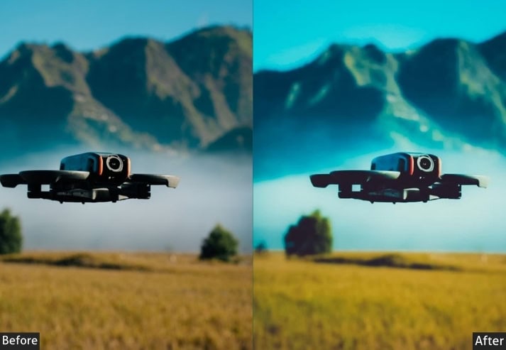 Moody Blue Drone
