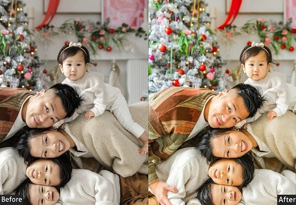Fresh Christmas Family