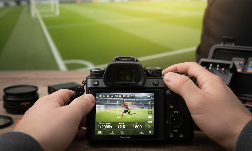 Sport photography camera settings