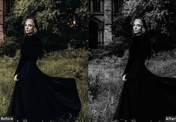 B&W Soft Gothic