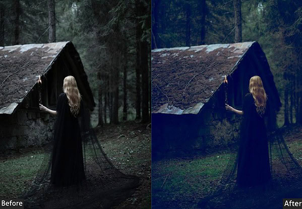 Blue Moody Gothic
