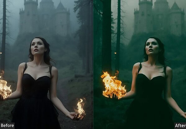 Green Moody Gothic