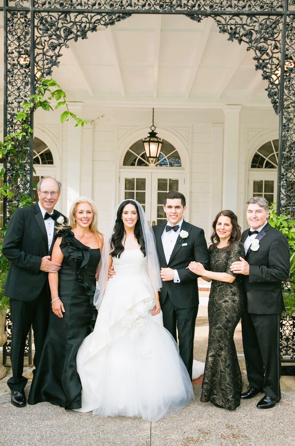 Couple with parents
