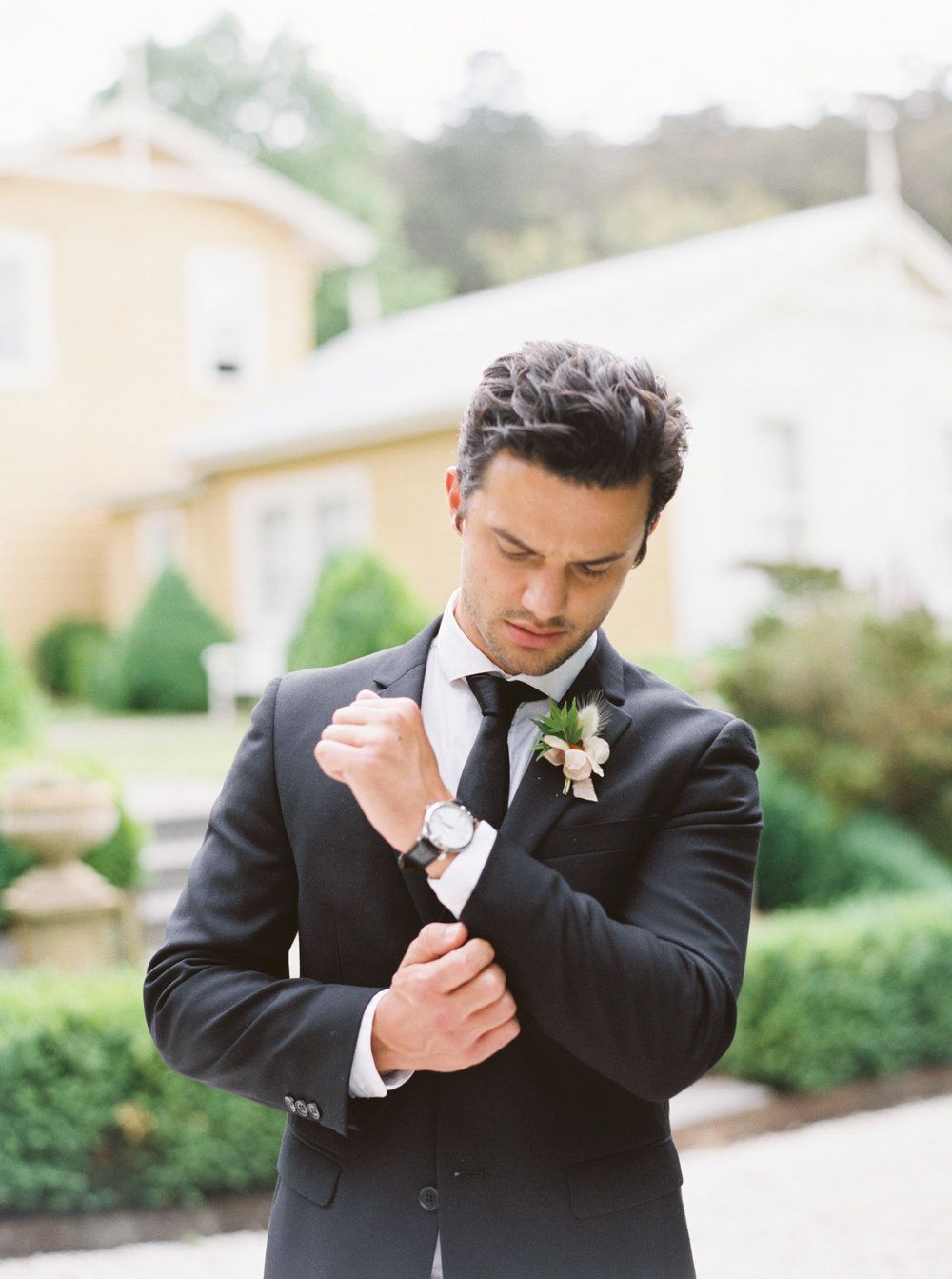 Groom Confident