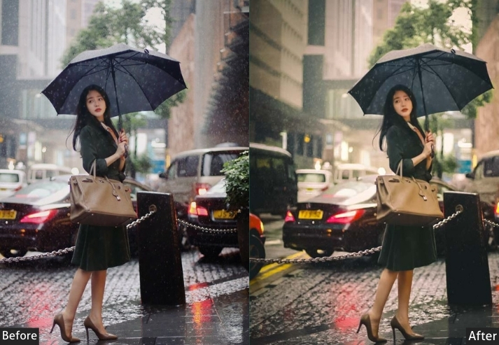 Rainy Street Japan