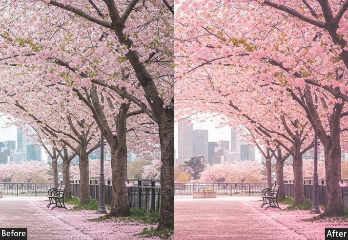 Cherry Blossom Korean