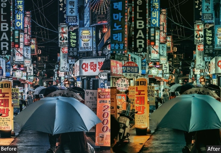 Rainy Night Korean
