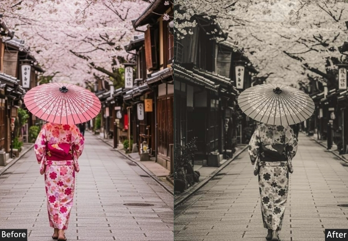 Sepia Old Korean