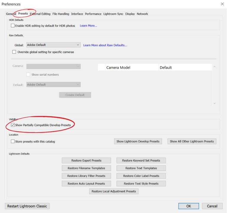 Preset Is Greyed Out or Won't Click Fix