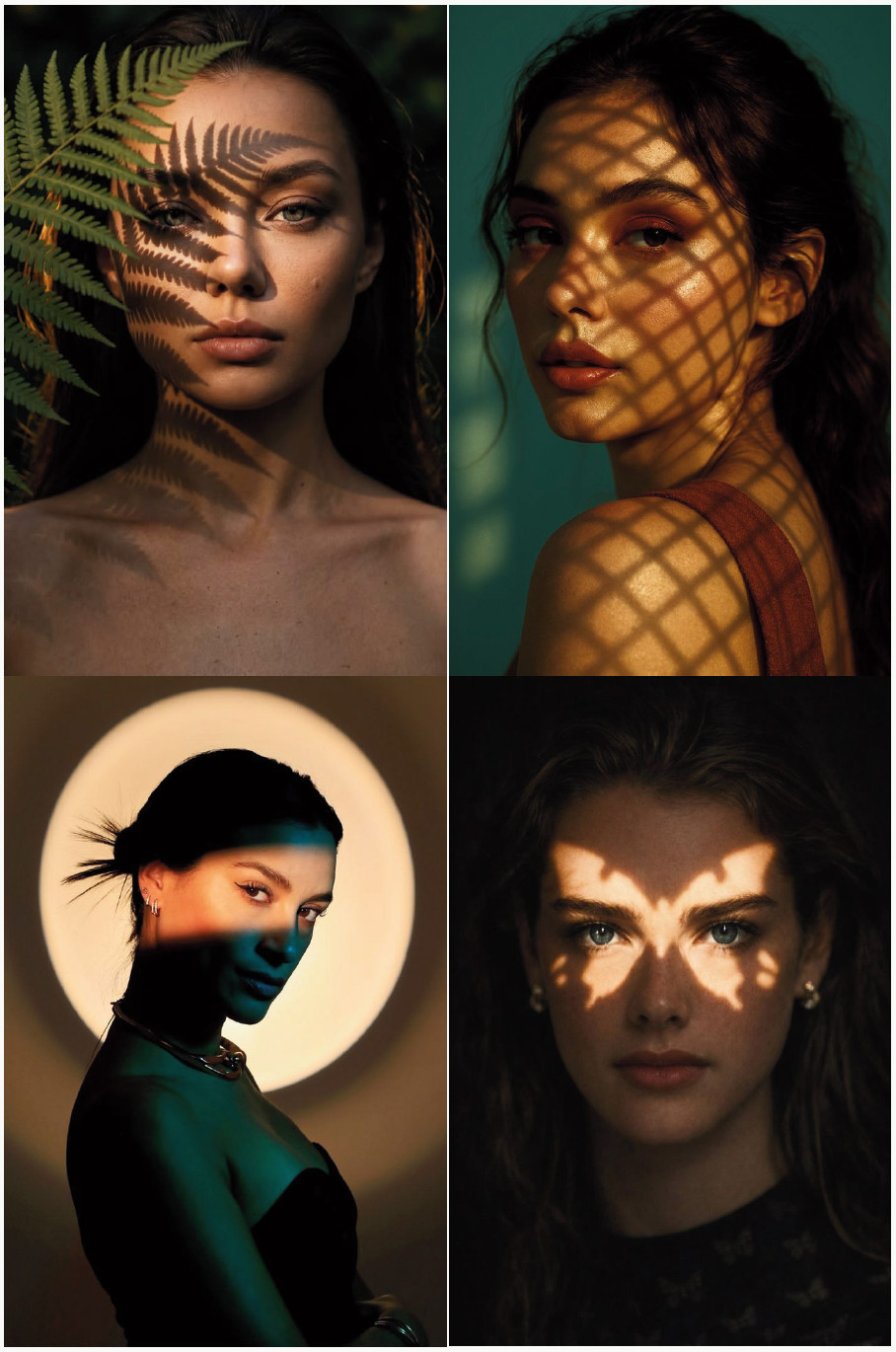 Fine Art Portrait, Dramatic Shadow