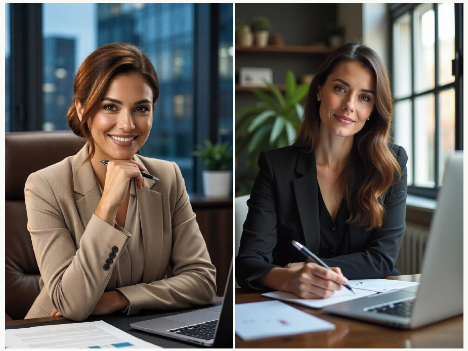 Seated Desk Professional Portrait