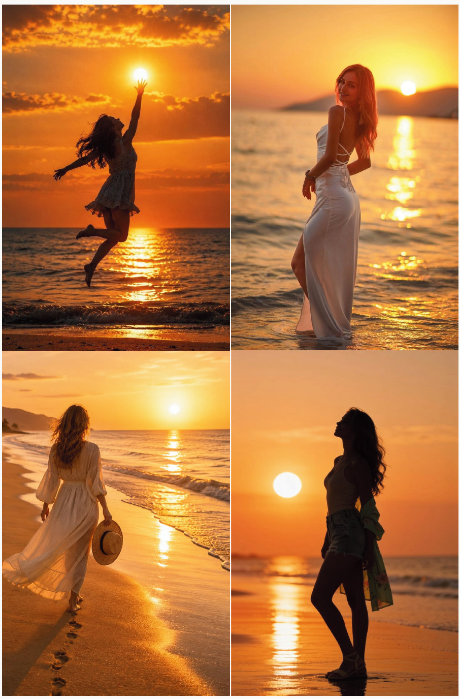 Sunset Silhouette, Full Body