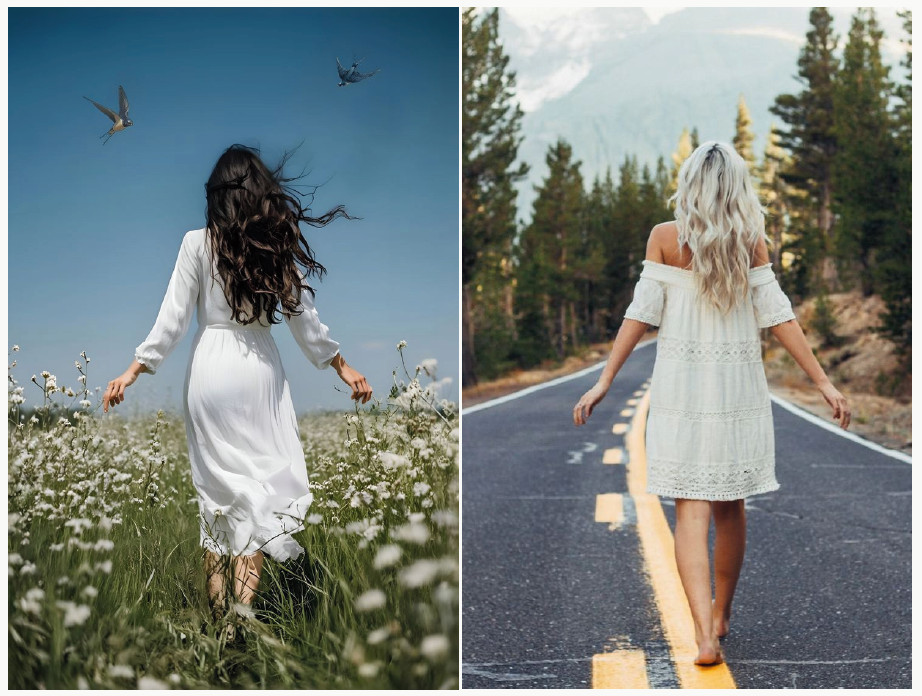 Walking Away From Camera